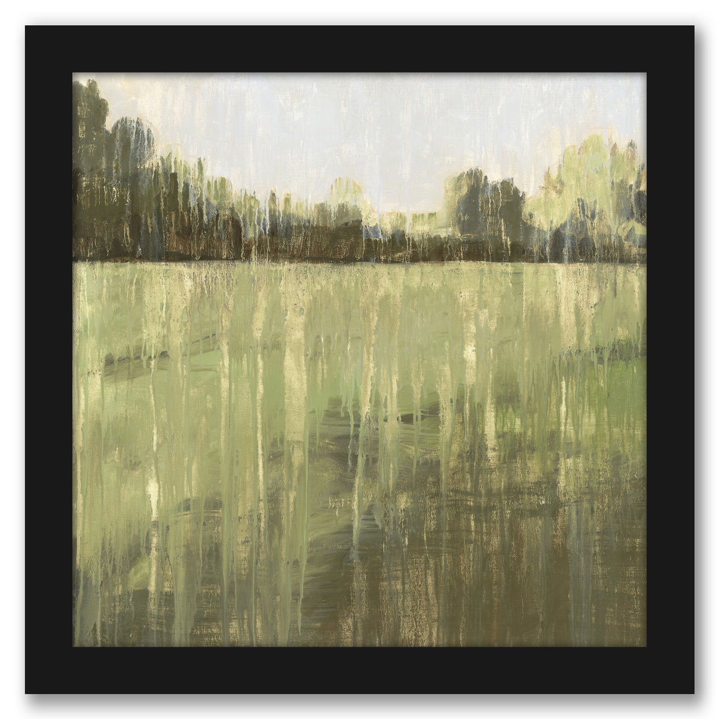 Green Field I by PI Creative Art - Framed Print