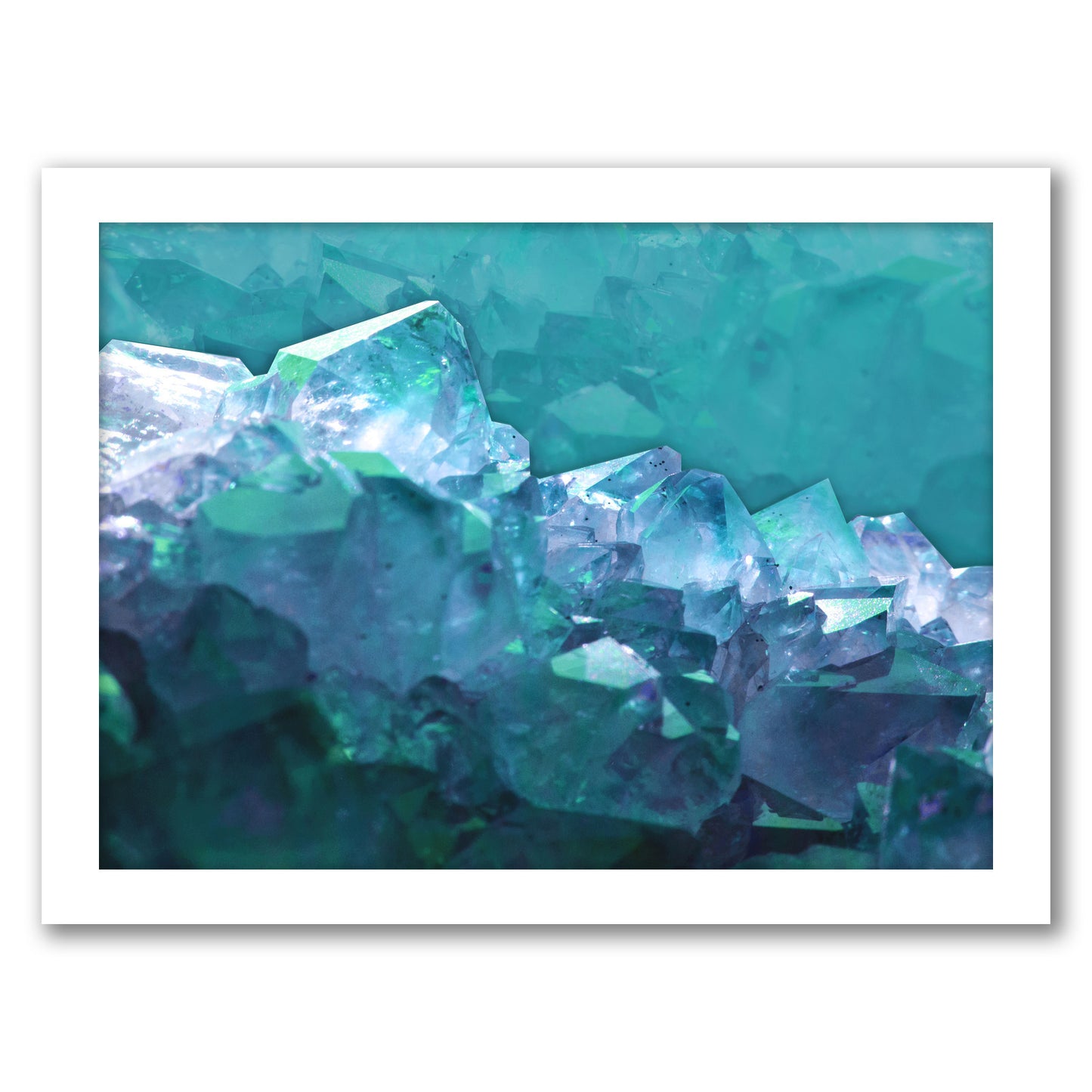 Water Crystals by Emanuela Carratoni - Framed Print