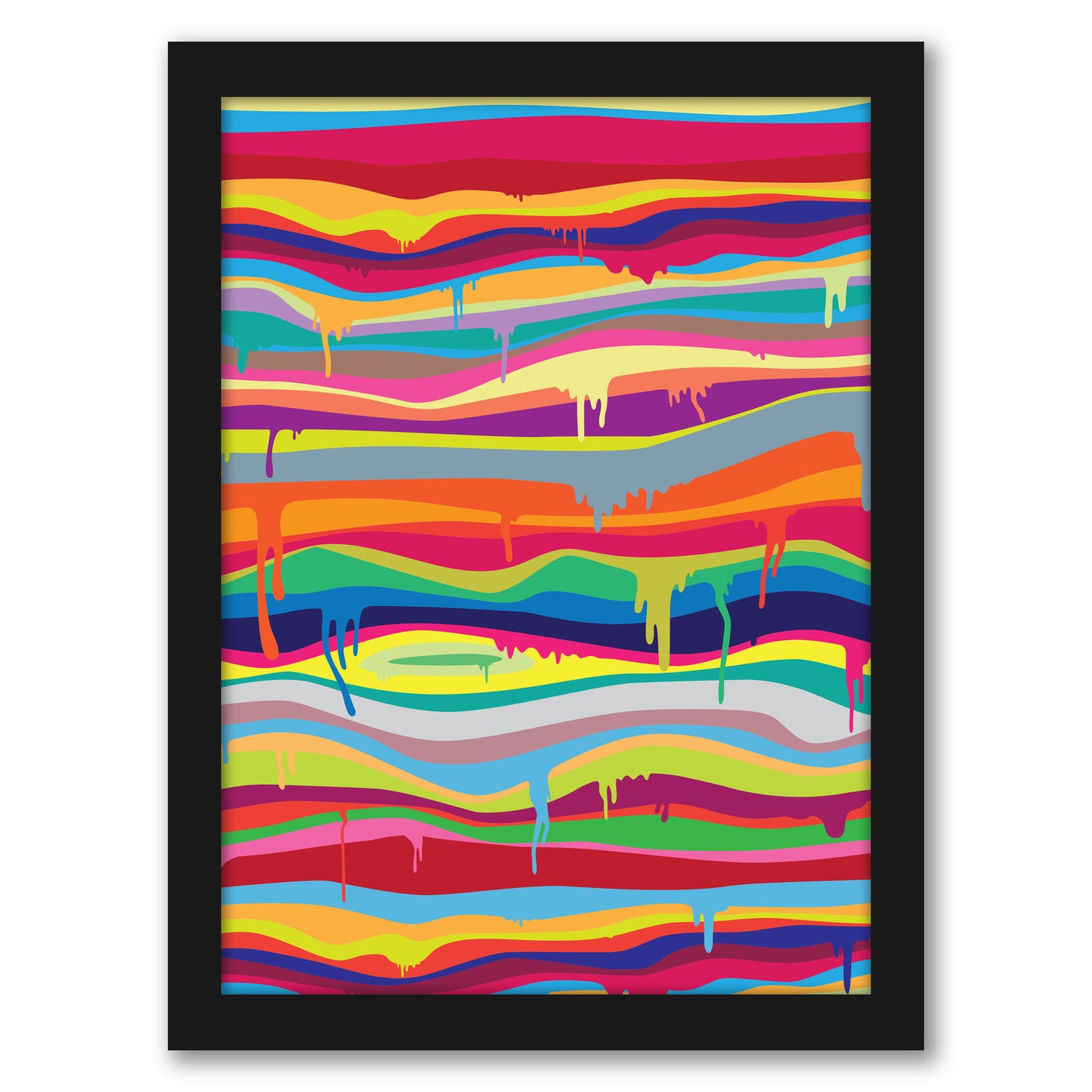 The Melting by Joe Van Wetering - Framed Print