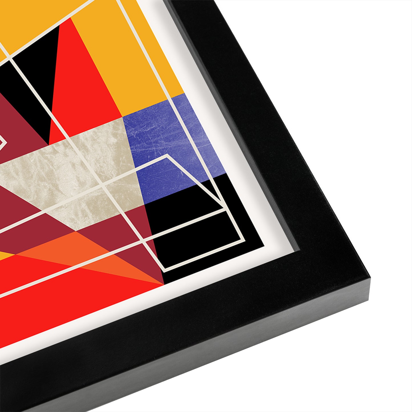 Color block Vii by Susana Paz - Framed Print