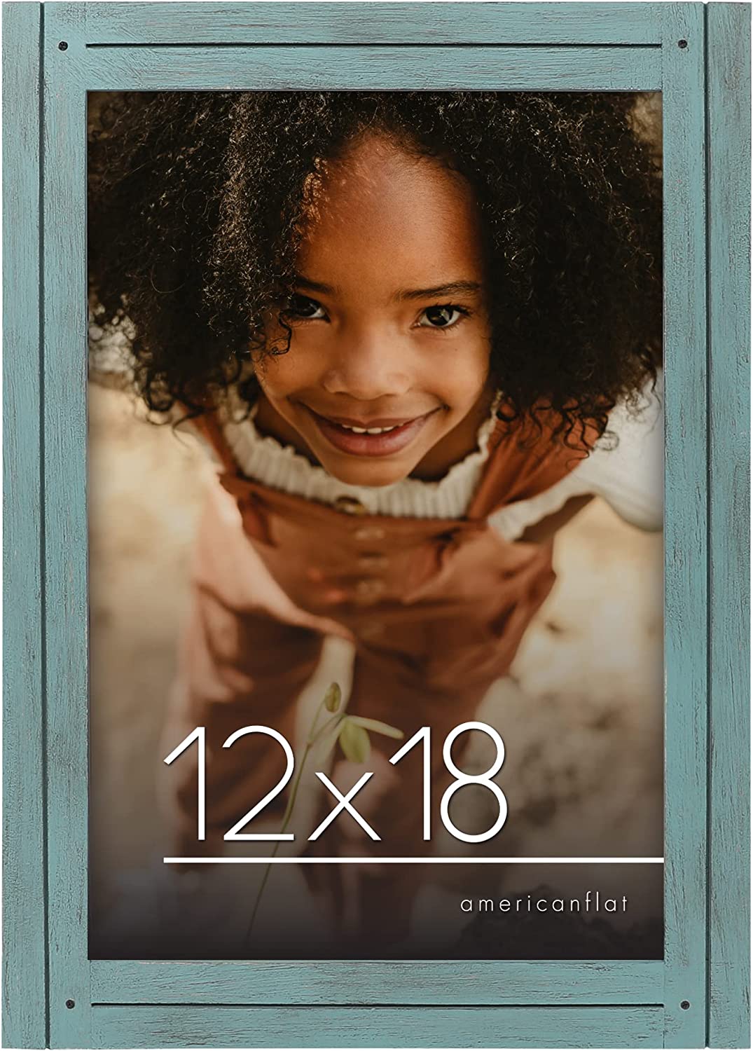 Rustic Picture Frame with Distressed Molding | Hampton Collection