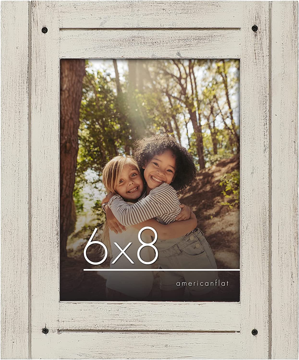 Rustic Picture Frame with Distressed Molding | Hampton Collection
