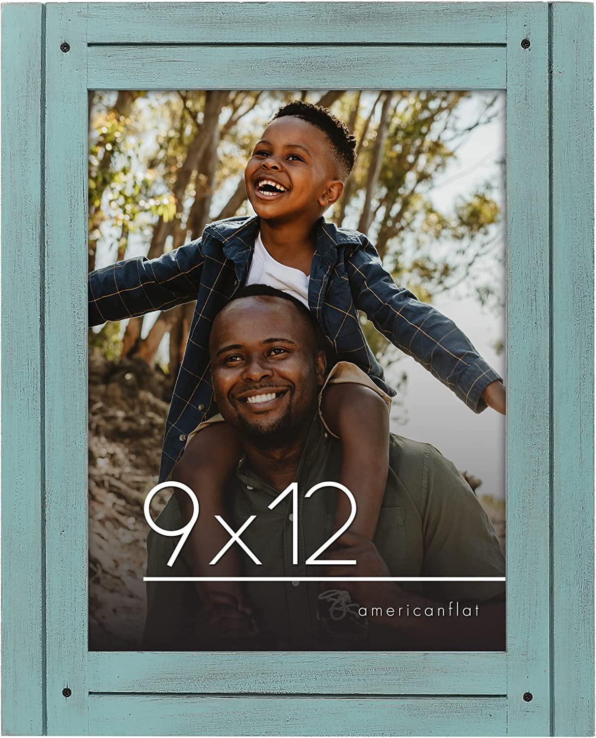 Rustic Picture Frame with Distressed Molding | Hampton Collection