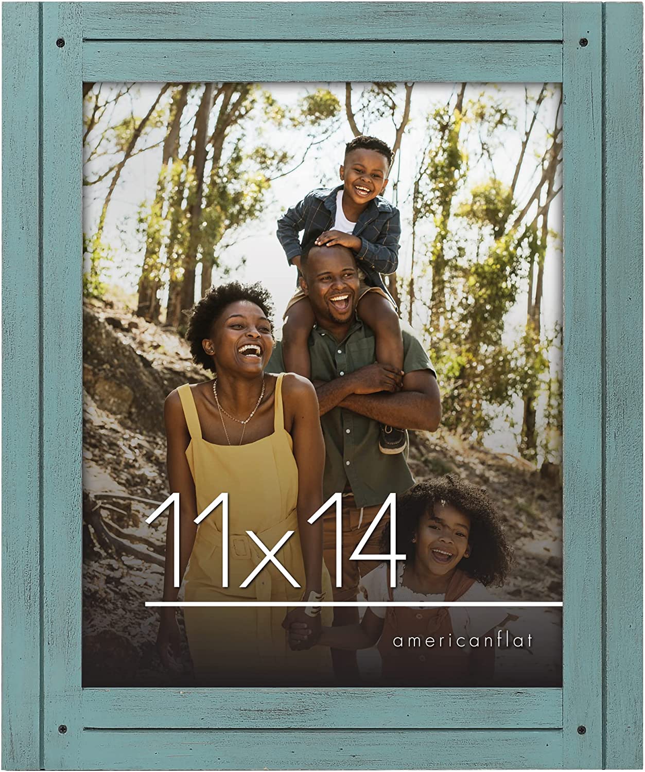 Rustic Picture Frame with Distressed Molding | Hampton Collection