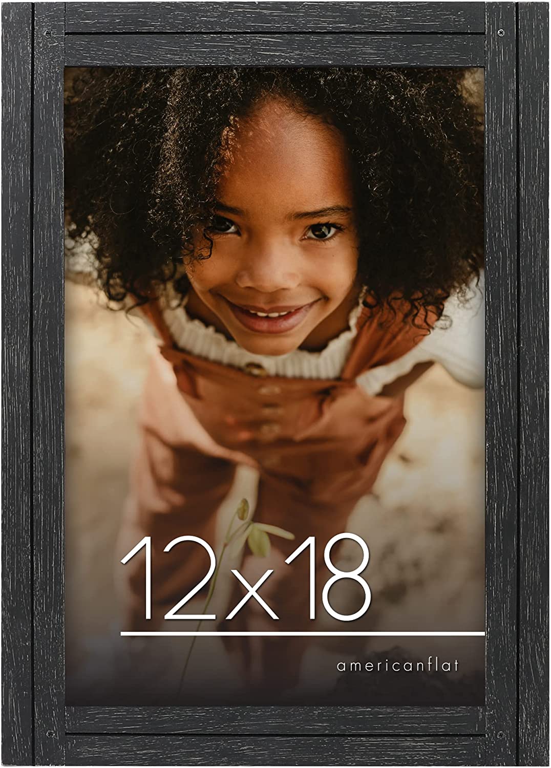 Rustic Picture Frame with Distressed Molding | Hampton Collection