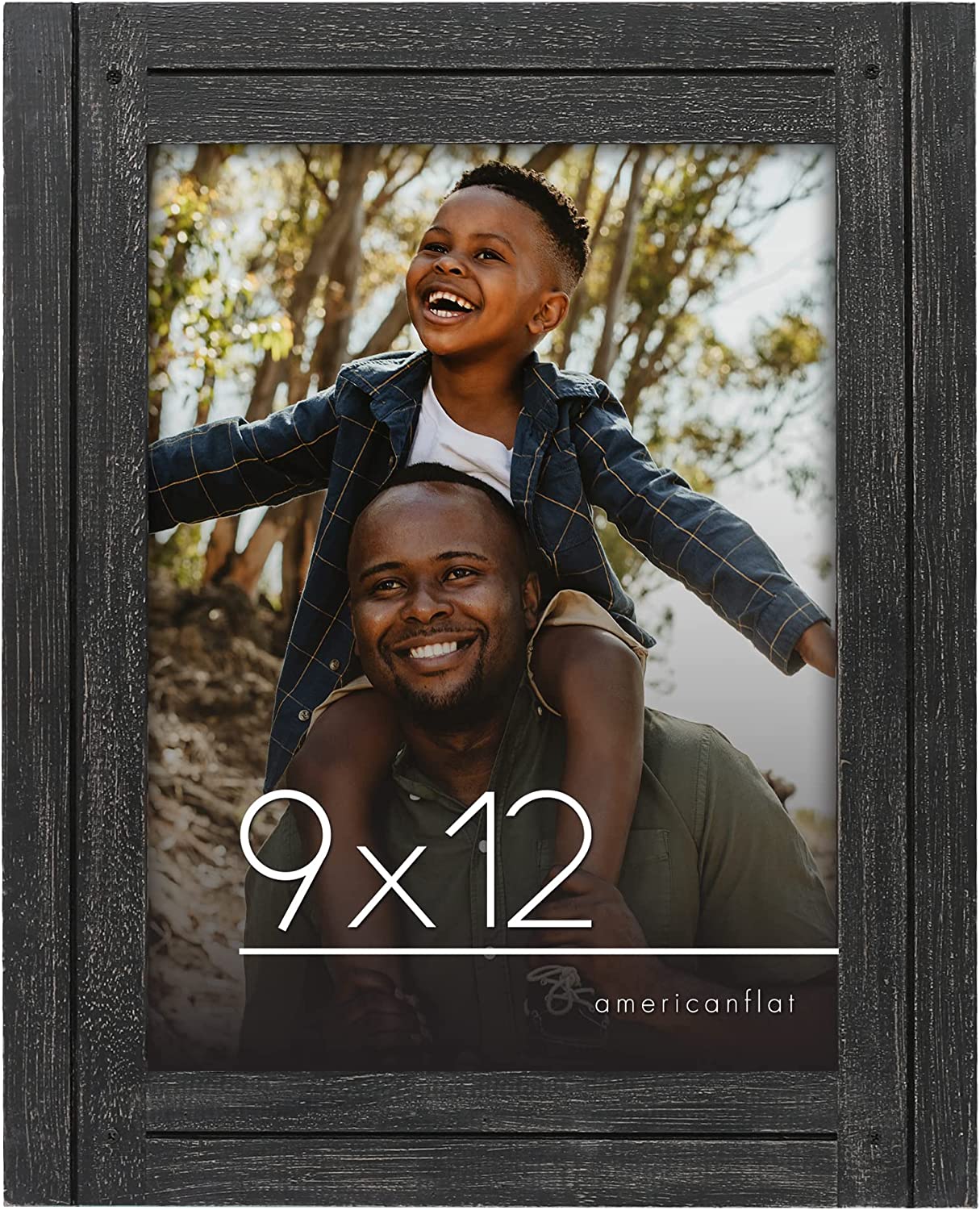 Rustic Picture Frame with Distressed Molding | Hampton Collection