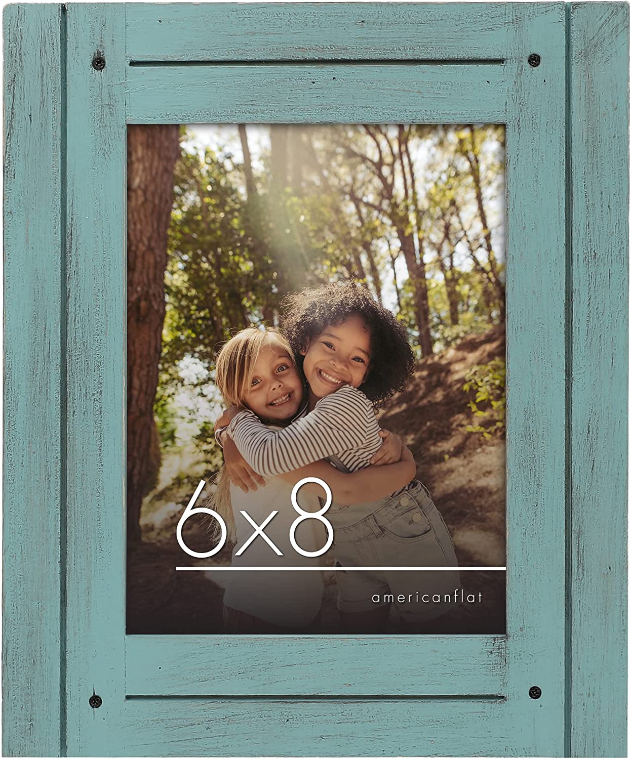 Rustic Picture Frame with Distressed Molding | Hampton Collection