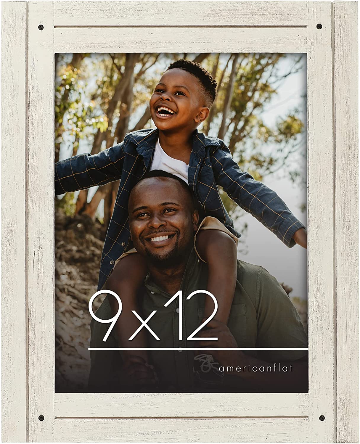 Rustic Picture Frame with Distressed Molding | Hampton Collection