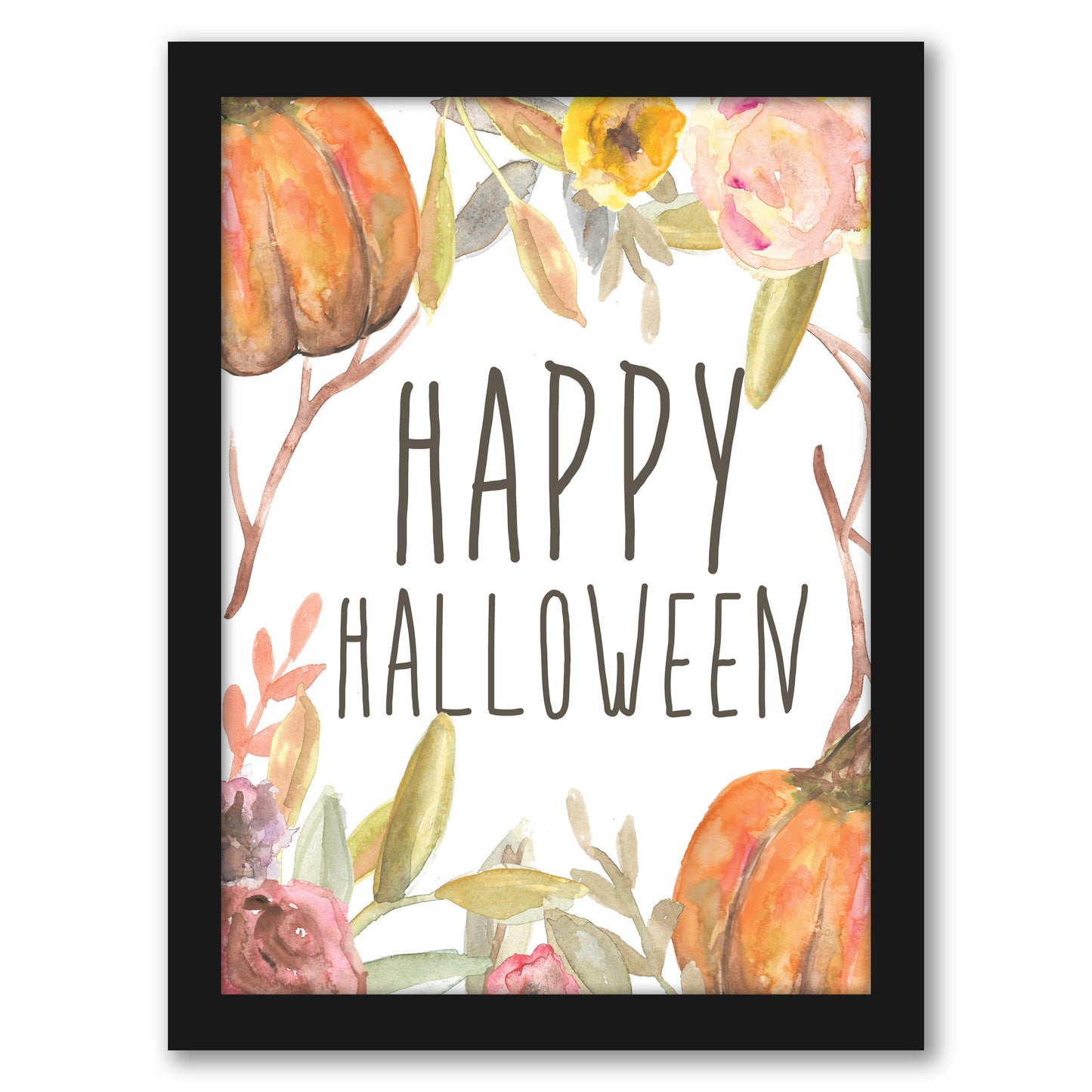 Happy Halloween Festive by Jetty Home Framed Print