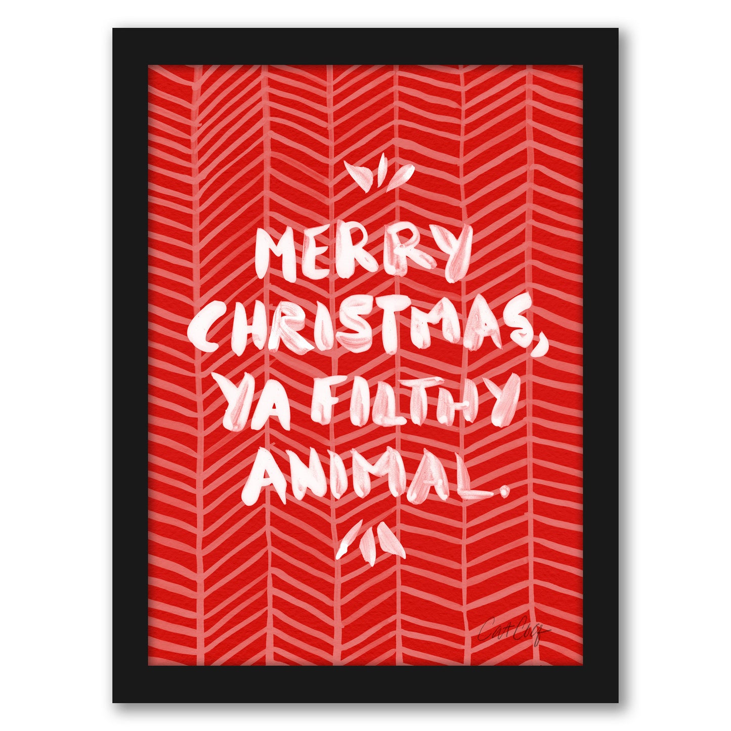 Filthy Animal by Cat Coquillette - Framed Print