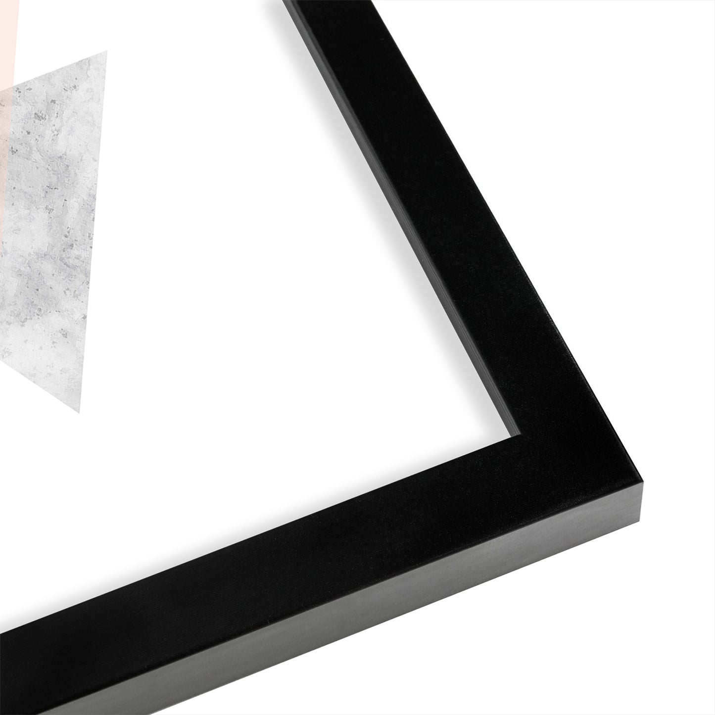 Scandinavian Triangles By Wall + Wonder - Framed Print