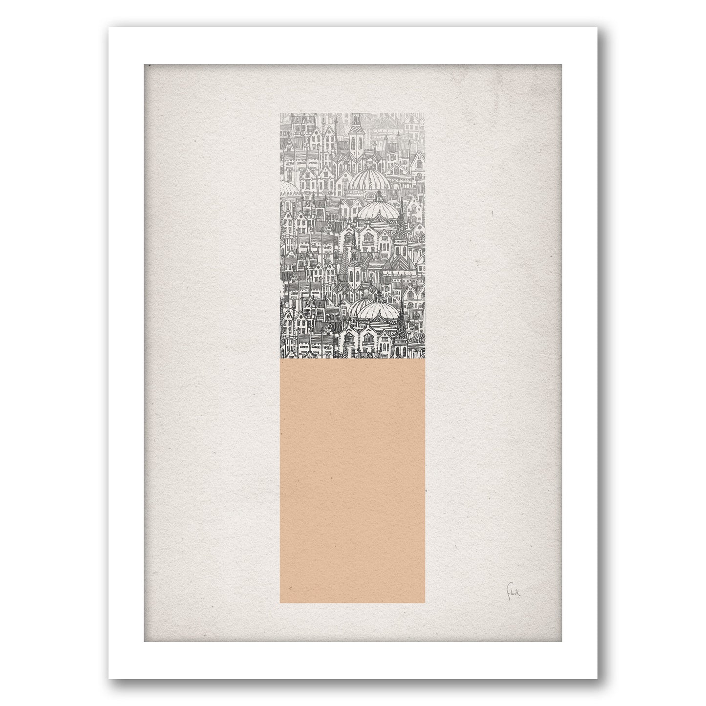 Rectangle by David Fleck - Framed Print