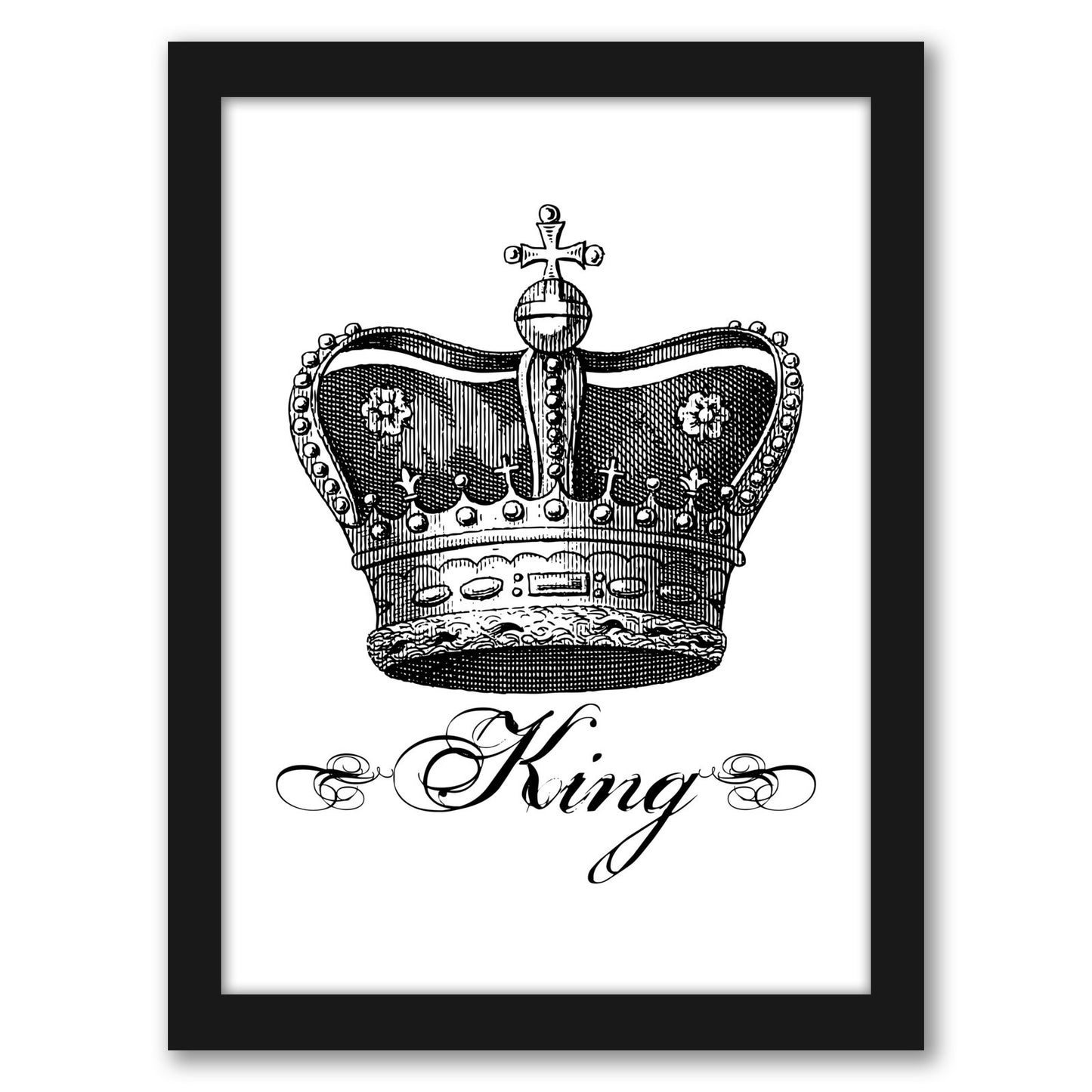Crown King by Amy Brinkman - Framed Print
