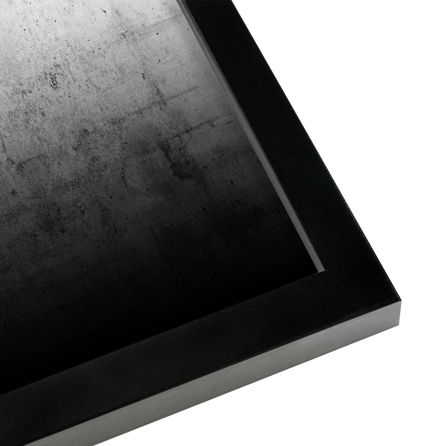 Black Ombre by Emanuela Carratoni - Framed Print
