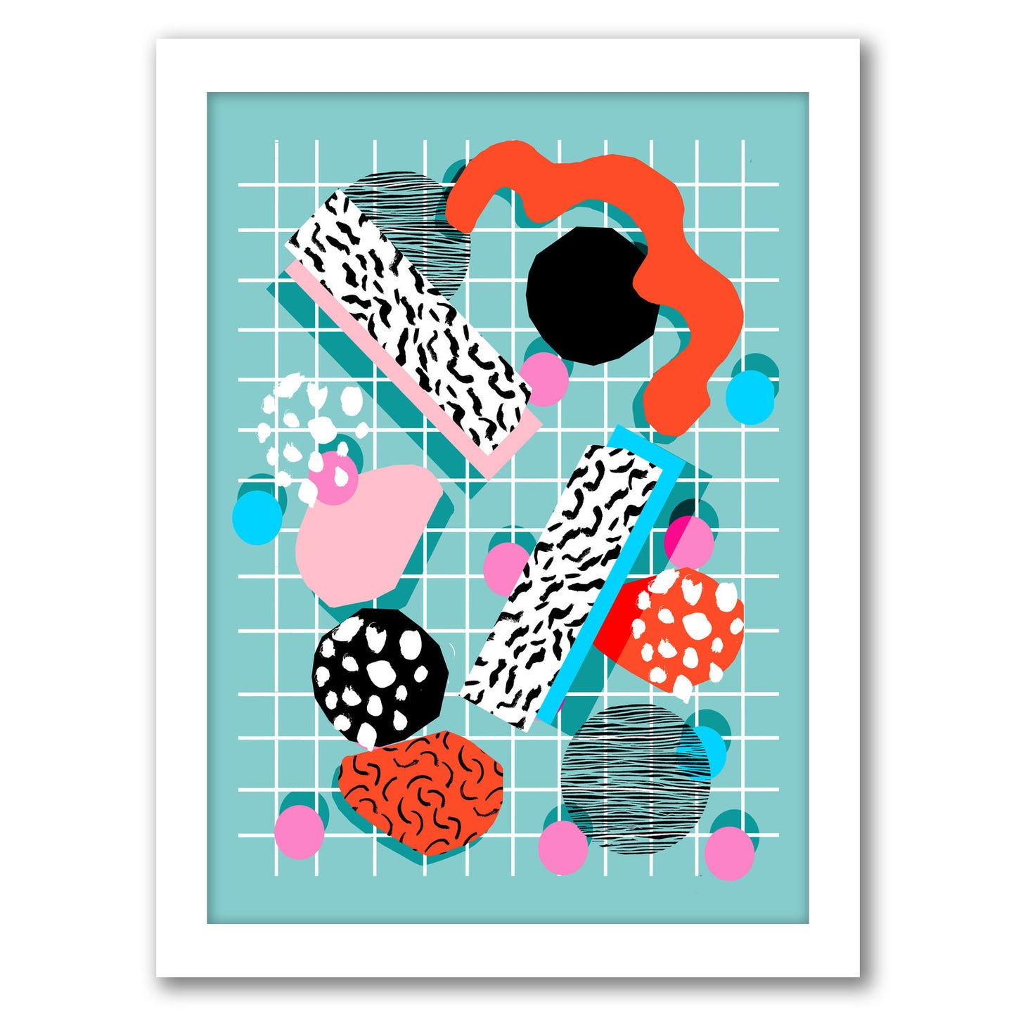 The 411 by Wacka Designs Framed Print