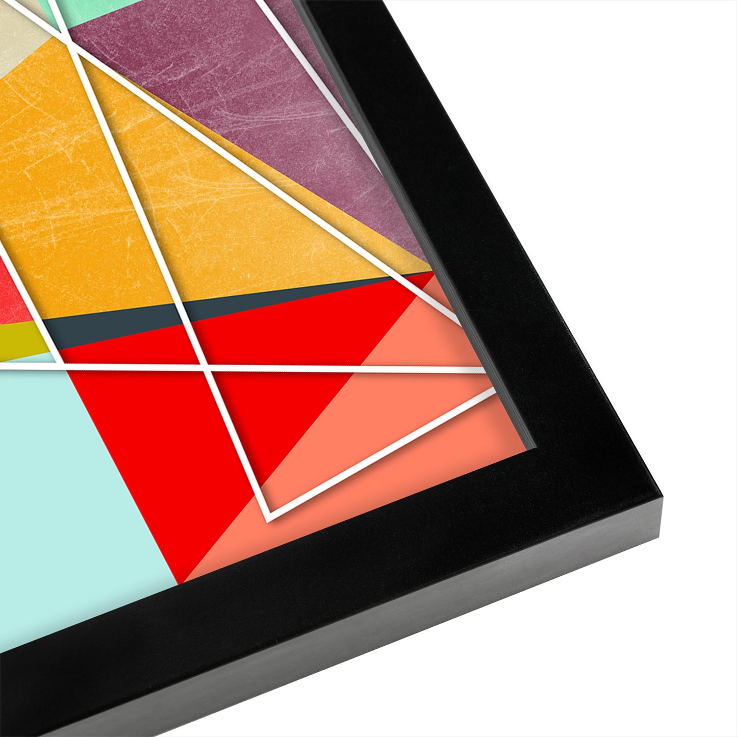 Color block V by Susana Paz - Framed Print