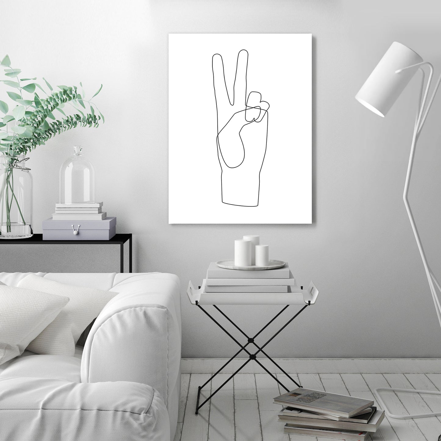 Peace by Explicit Design Wrapped Canvas - Americanflat
