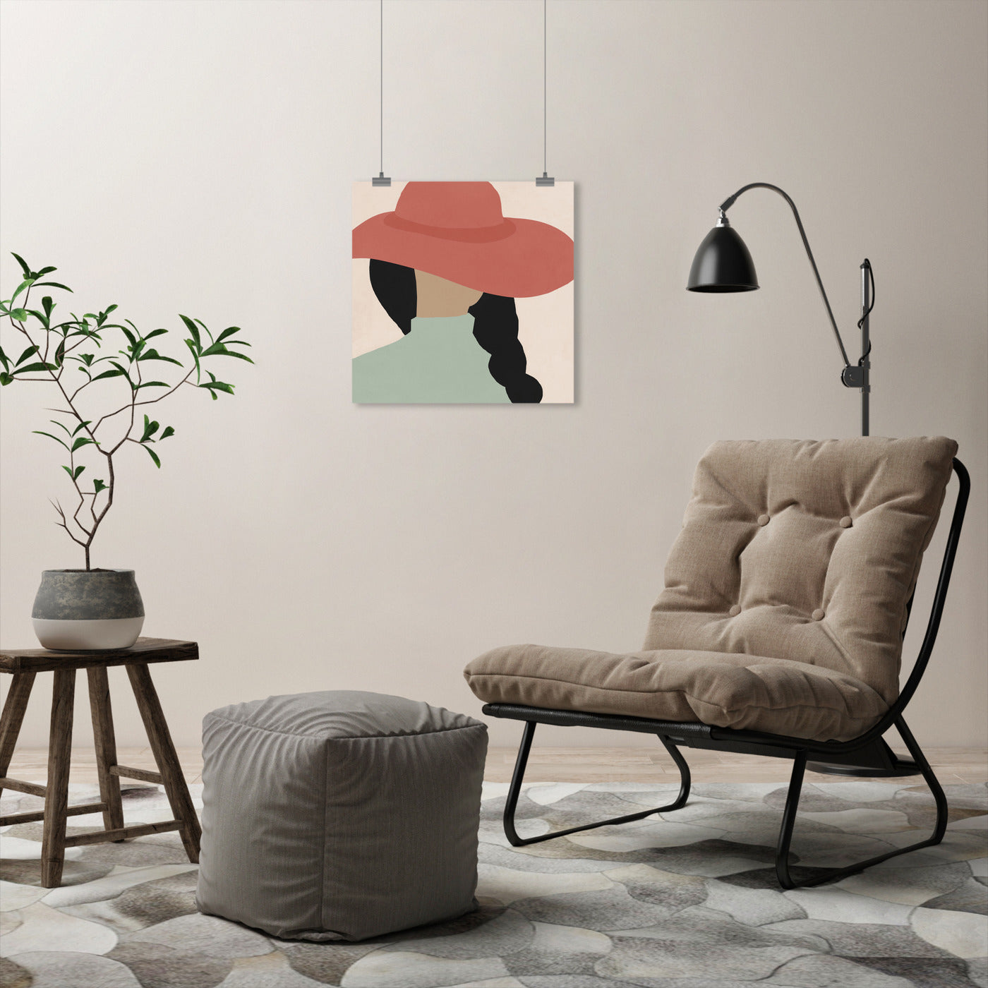 Guess my Thoughts by PI Creative Art - Americanflat