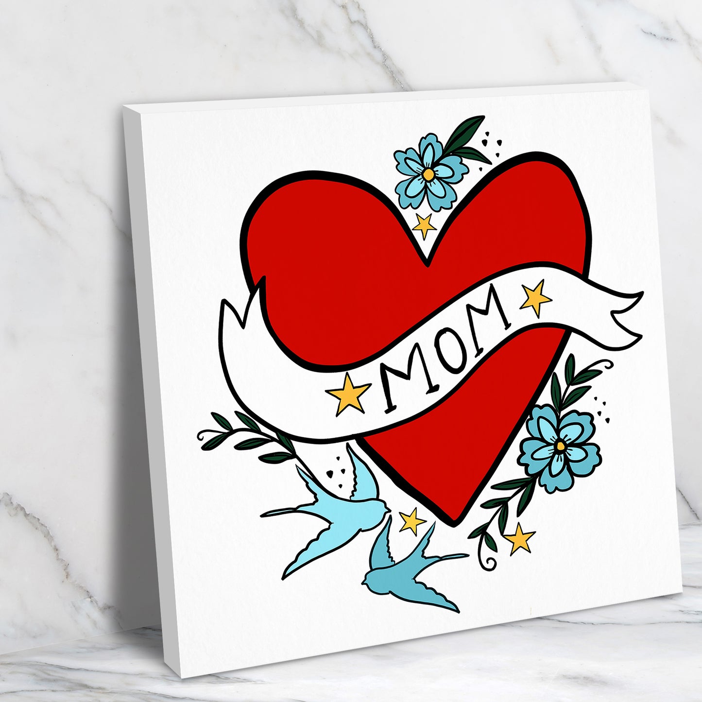 Mom Heart by Hope Bainbridge - Wrapped Canvas - Americanflat