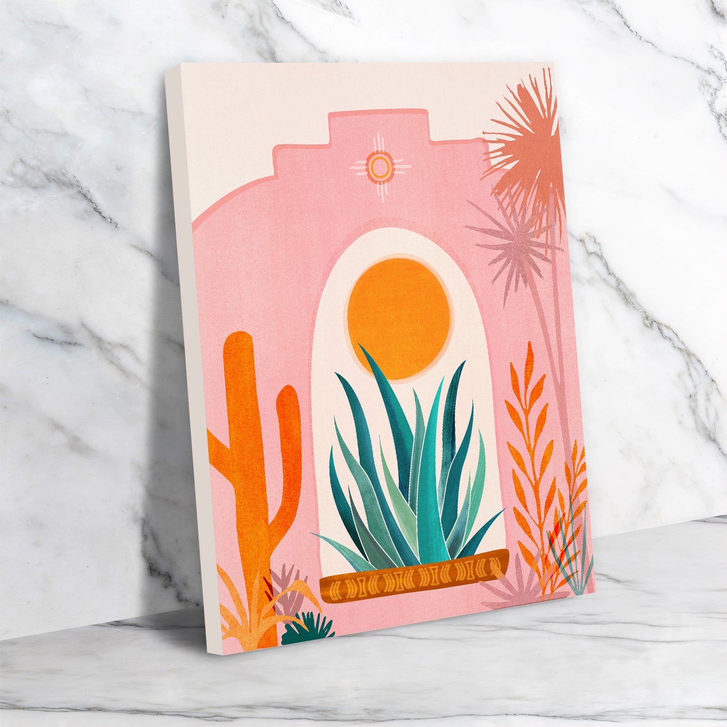 A New Day Begins by Modern Tropical - Wrapped Canvas - Americanflat