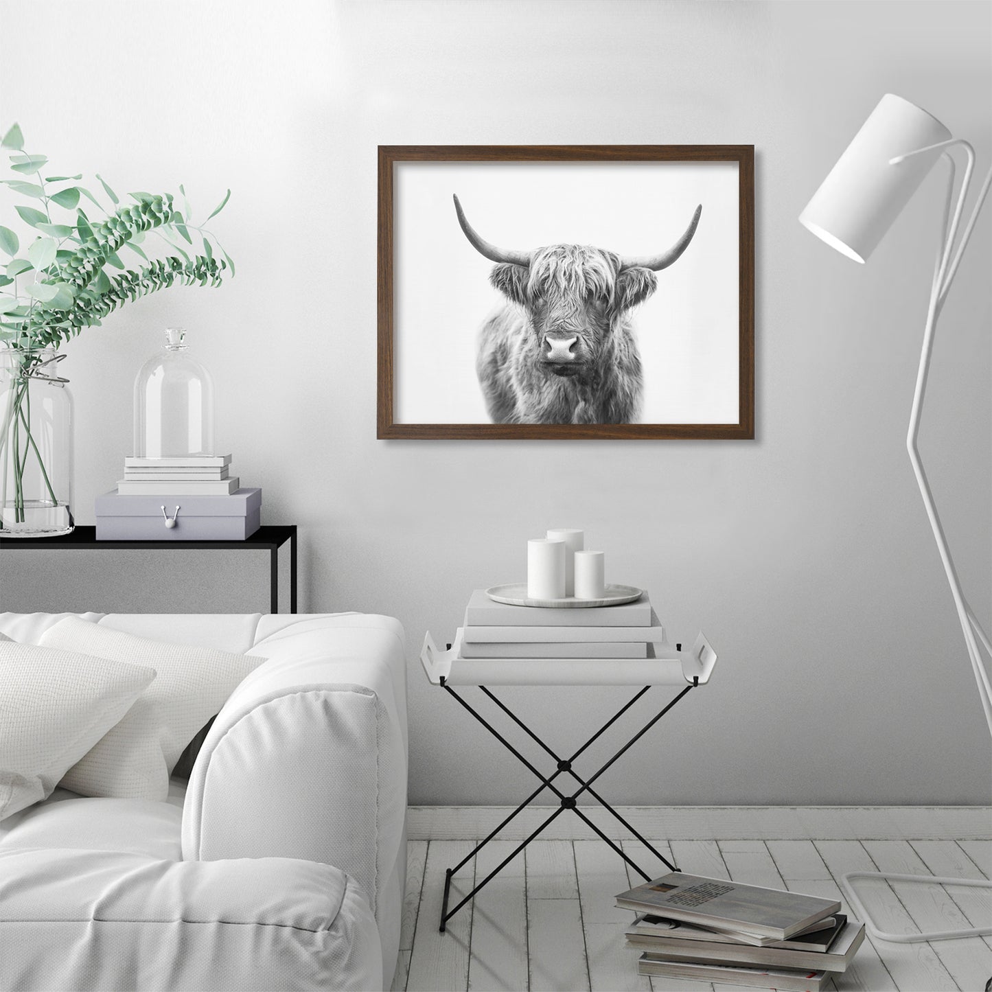 Highland Bull By Sisi And Seb - Framed Print - Americanflat