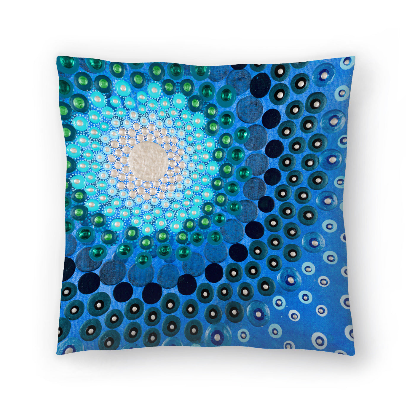 Pillow Vibrant Blue By Amy Diener Americanflat