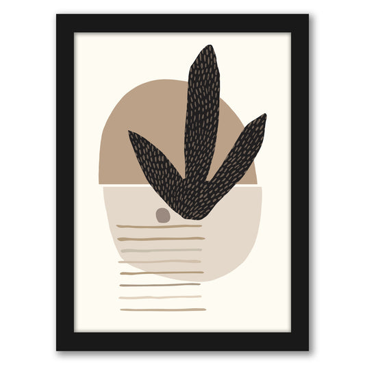 Abstract Min01 Neutral by Modern Tropical - Canvas, Poster or Framed Print