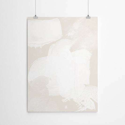 Abstract Beige 112 by Thomas Succes - Canvas, Poster or Framed Print