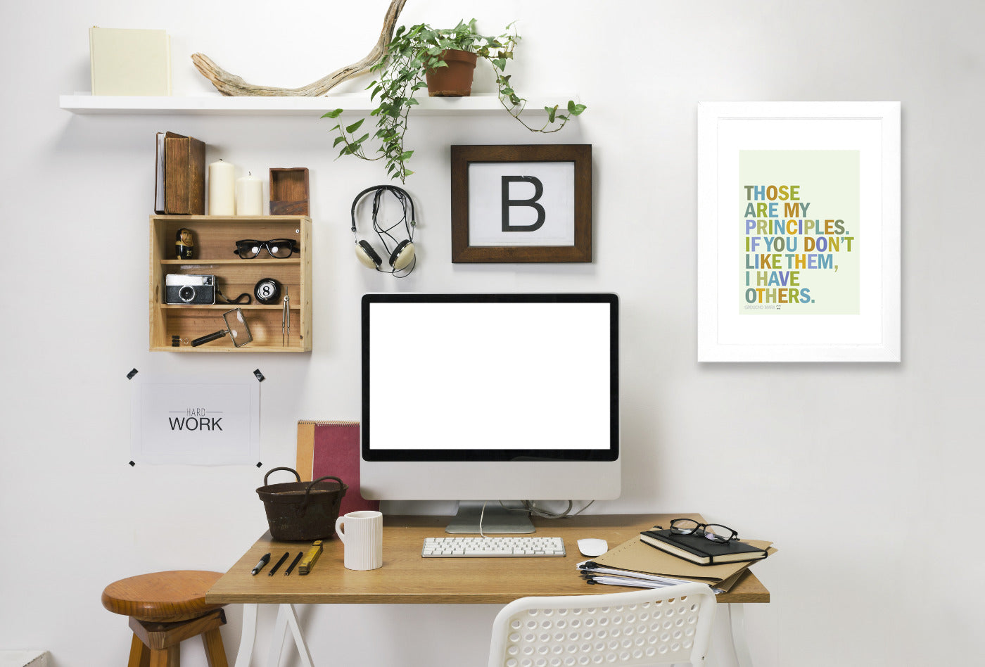 Groucho Principles by Visual Philosophy Framed Print - Americanflat