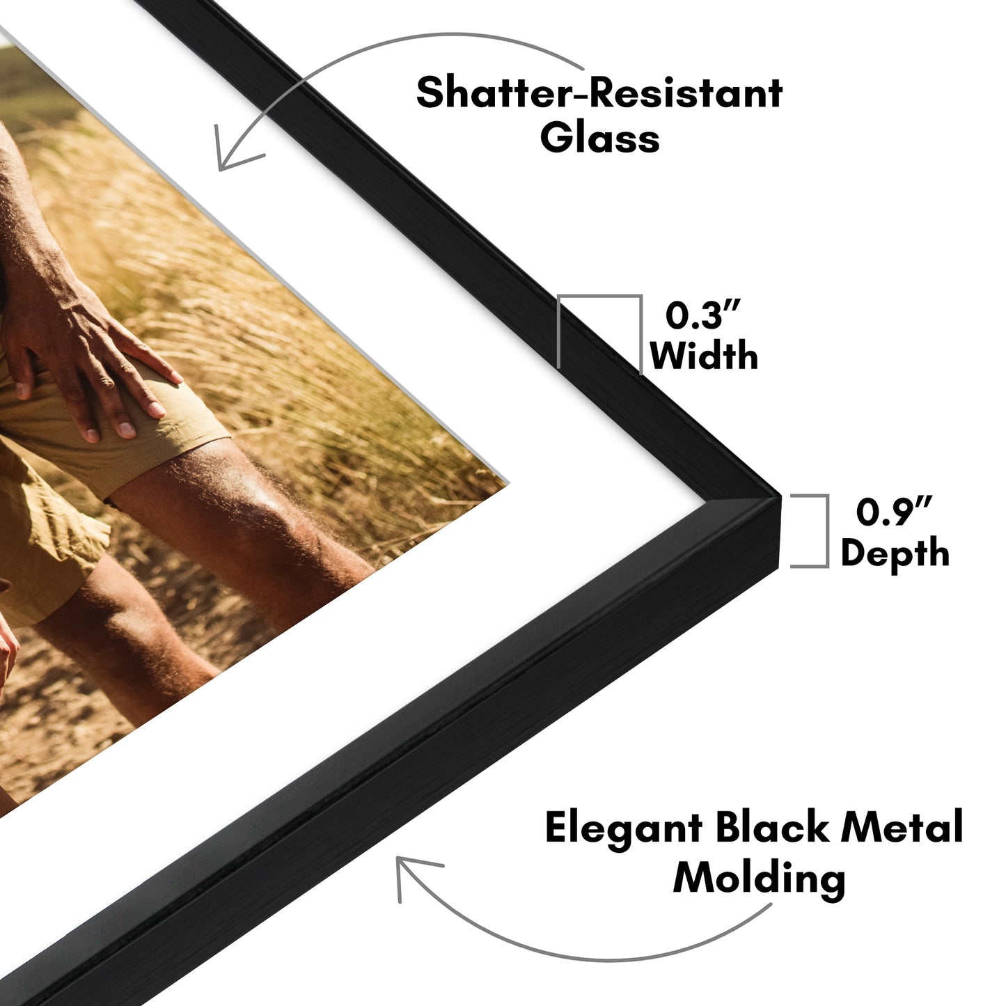 Aluminum Picture Frame | Brooklyn Portrait Collection