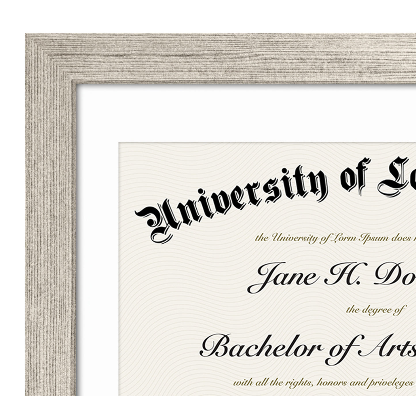 11x16 Diploma Frame with Tassel Display | Legacy Collection