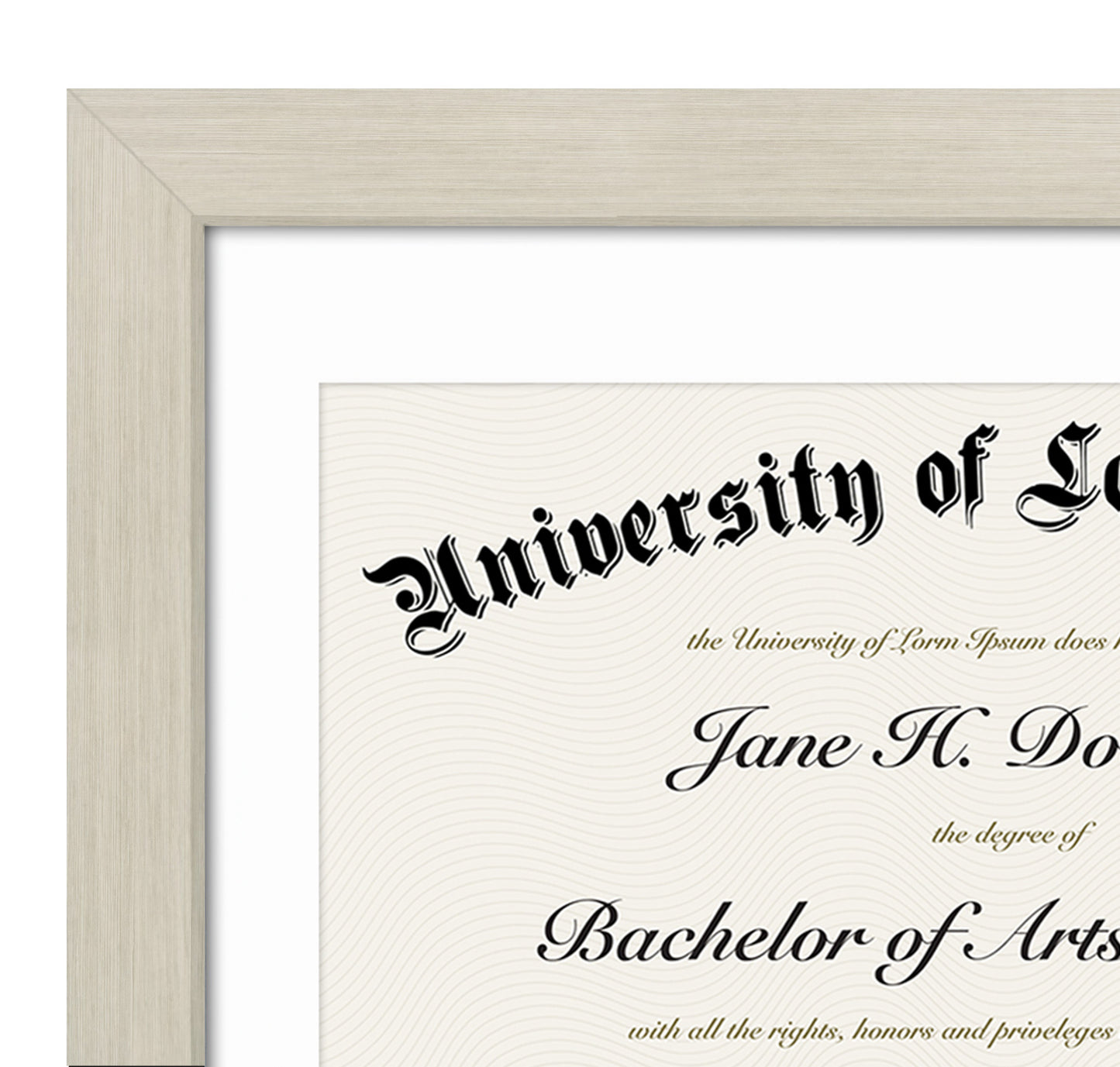 11x16 Diploma Frame with Tassel Display | Legacy Collection