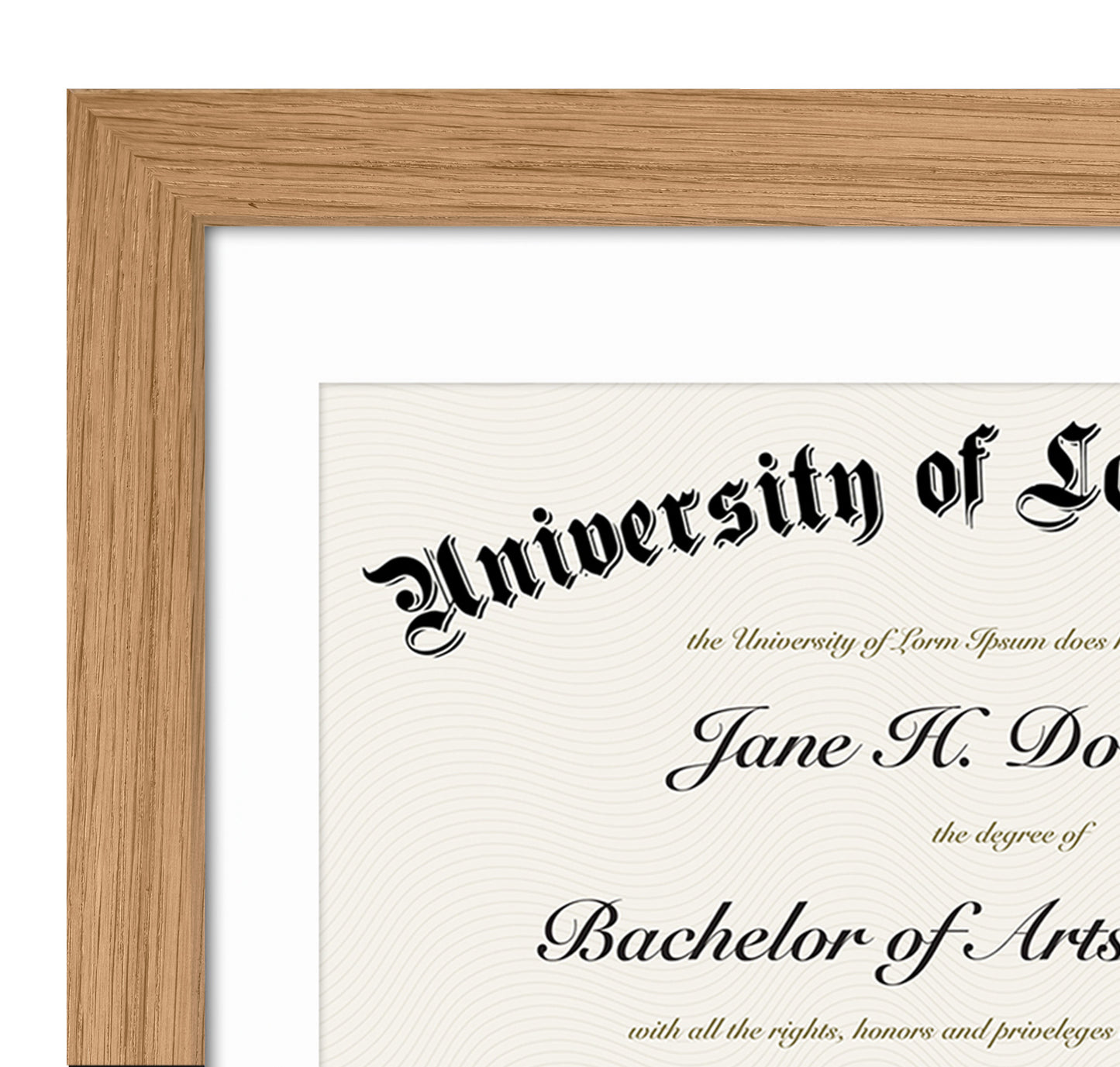 11x16 Diploma Frame with Tassel Display | Legacy Collection
