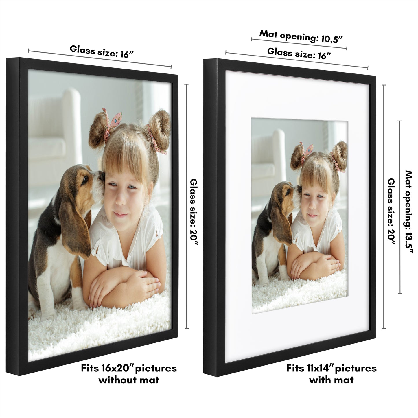 Gallery Picture Frame with Mat | Soho Collection