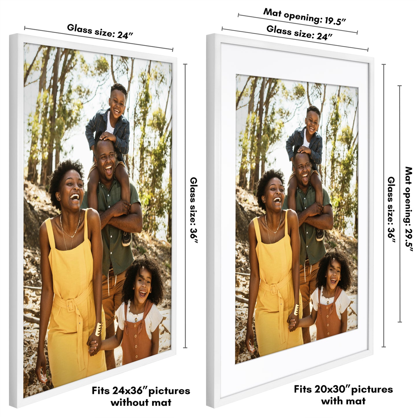 Gallery Picture Frame with Mat | Soho Collection