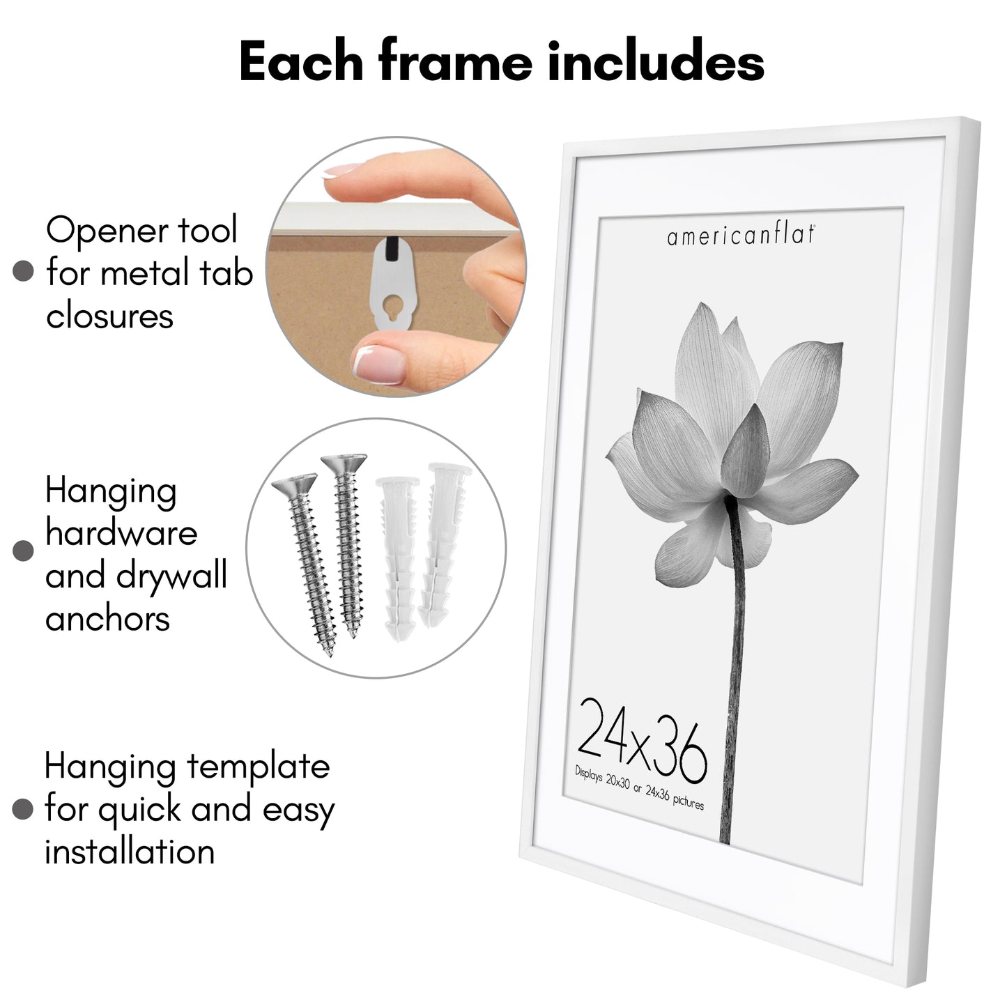 Gallery Picture Frame with Mat | Soho Collection