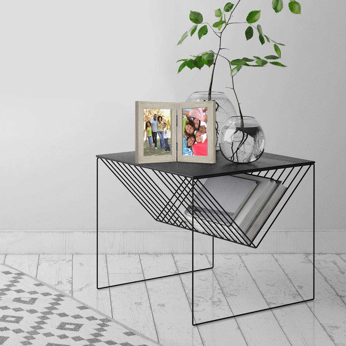 Hinged Picture Frame with Two Displays | Signature Collection