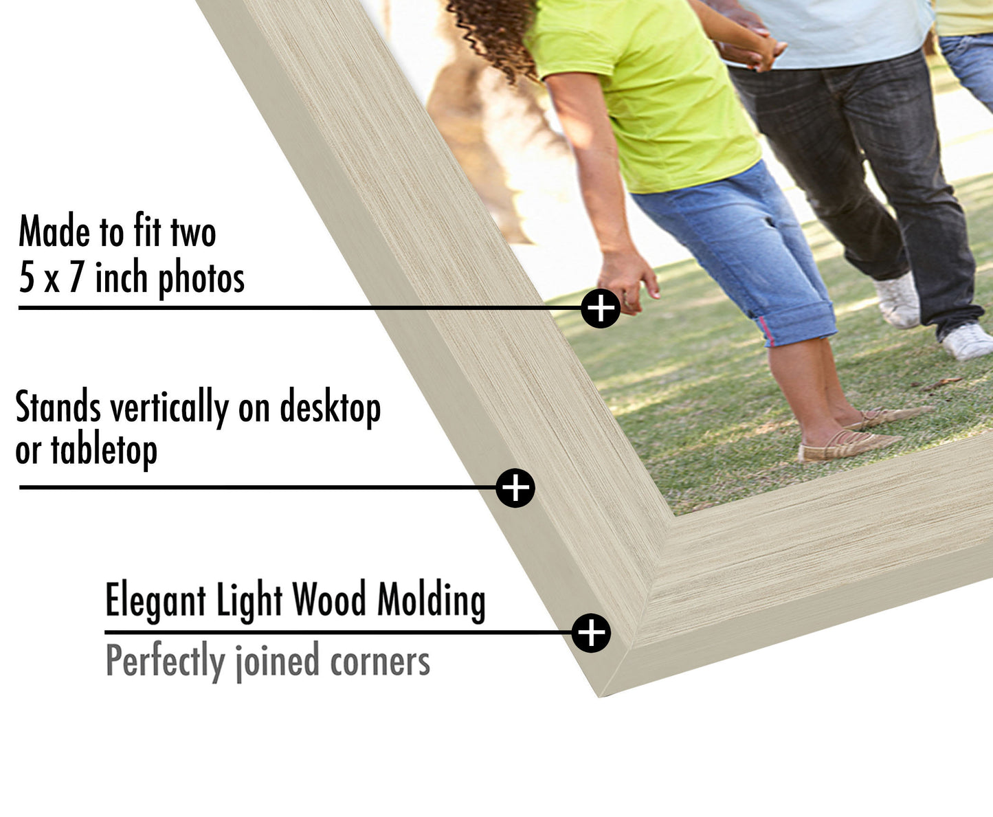 Hinged Picture Frame with Two Displays | Signature Collection