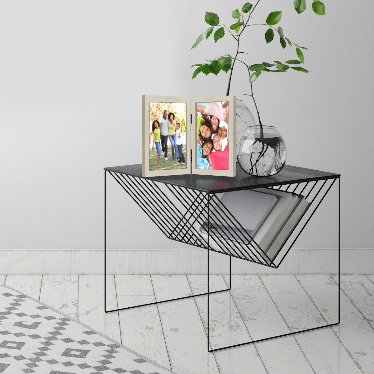 Hinged Picture Frame with Two Displays | Signature Collection