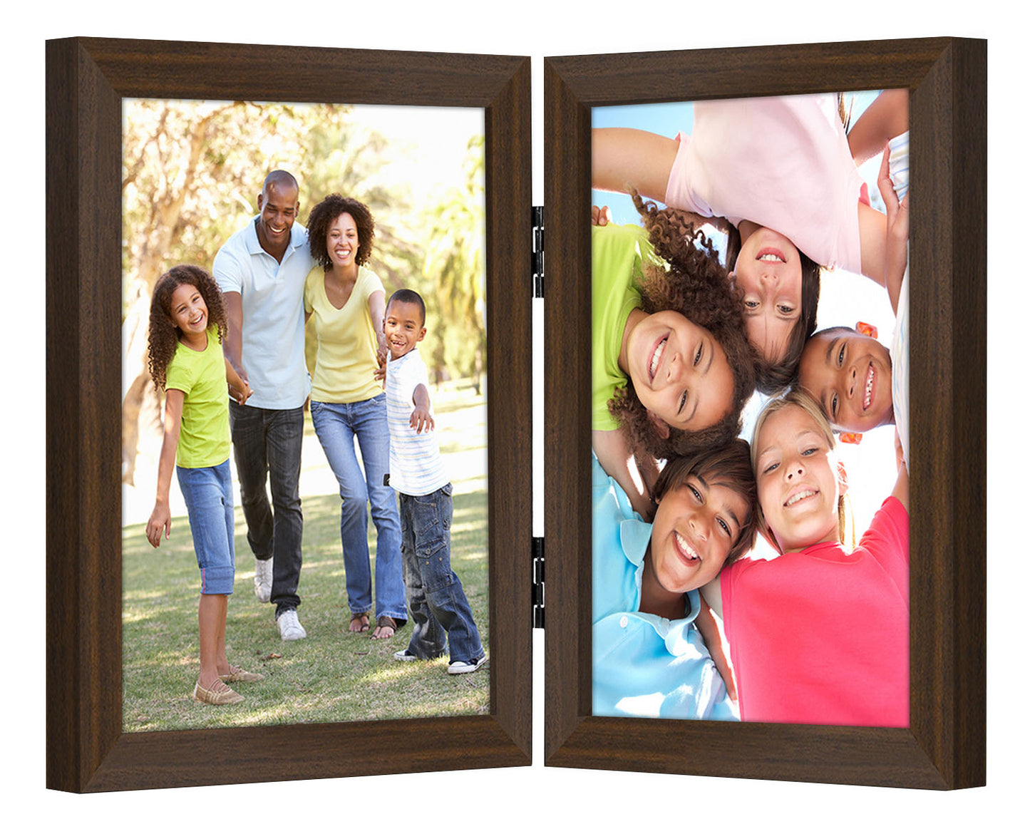 Hinged Picture Frame with Two Displays | Choose Color