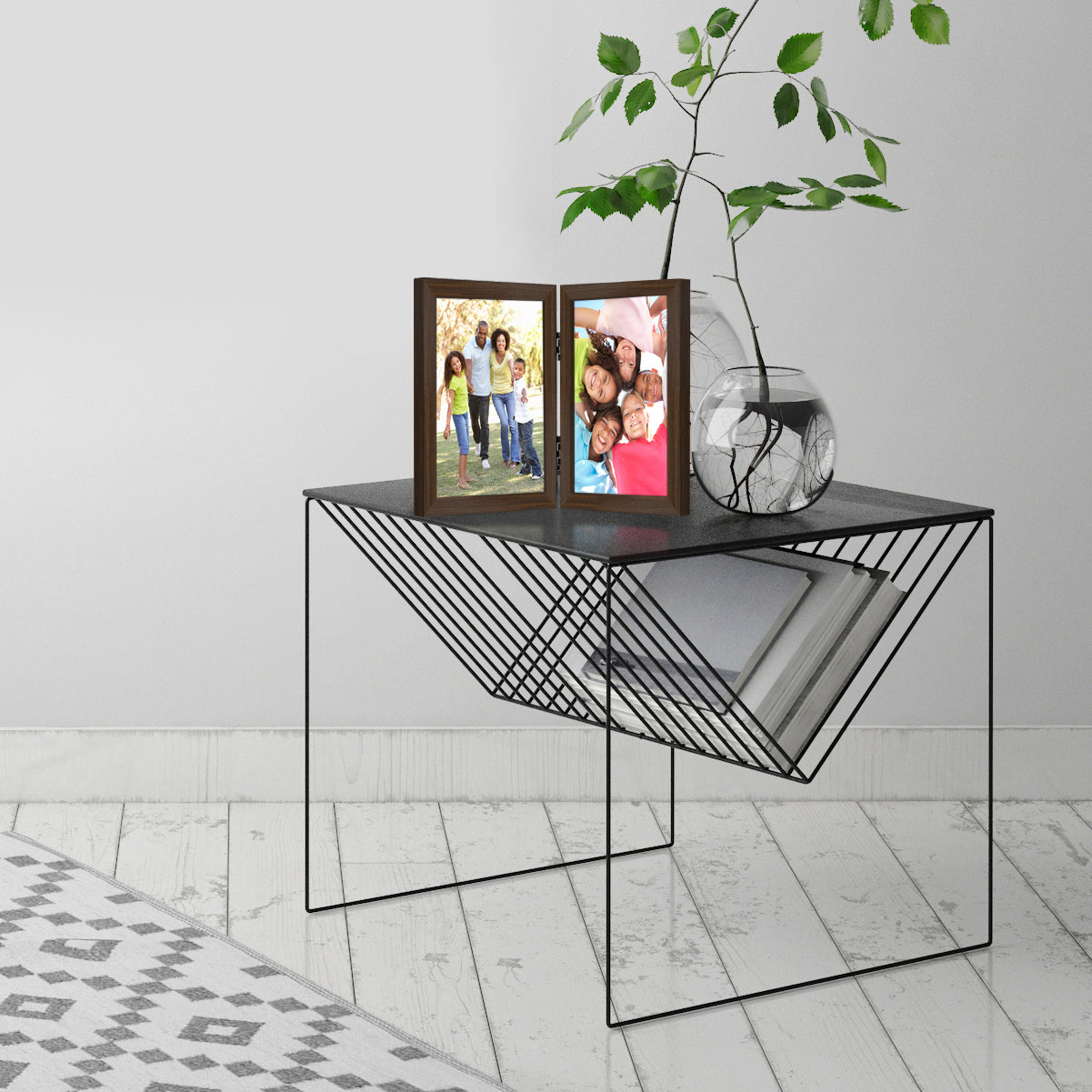 Hinged Picture Frame with Two Displays | Signature Collection