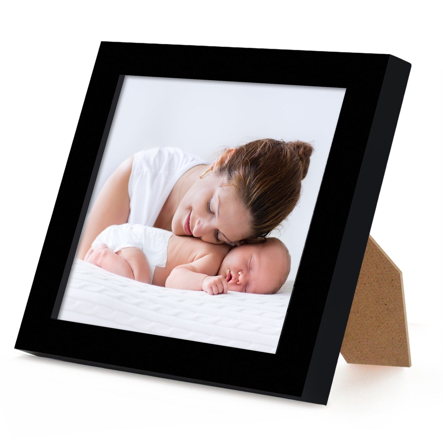 Modern Gallery Picture Frame without Mat, Black | Streamline Collection