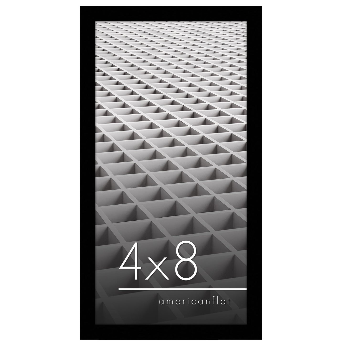 Modern Gallery Picture Frame without Mat, Black | Streamline Collection