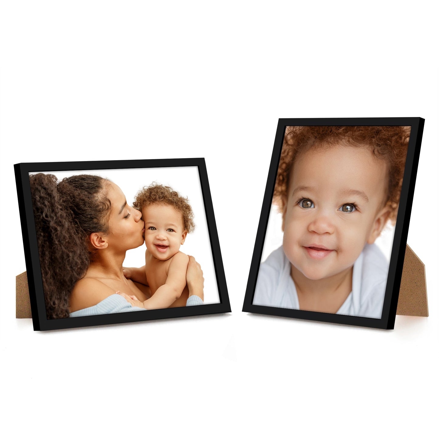 Modern Gallery Picture Frame without Mat, Black | Streamline Collection