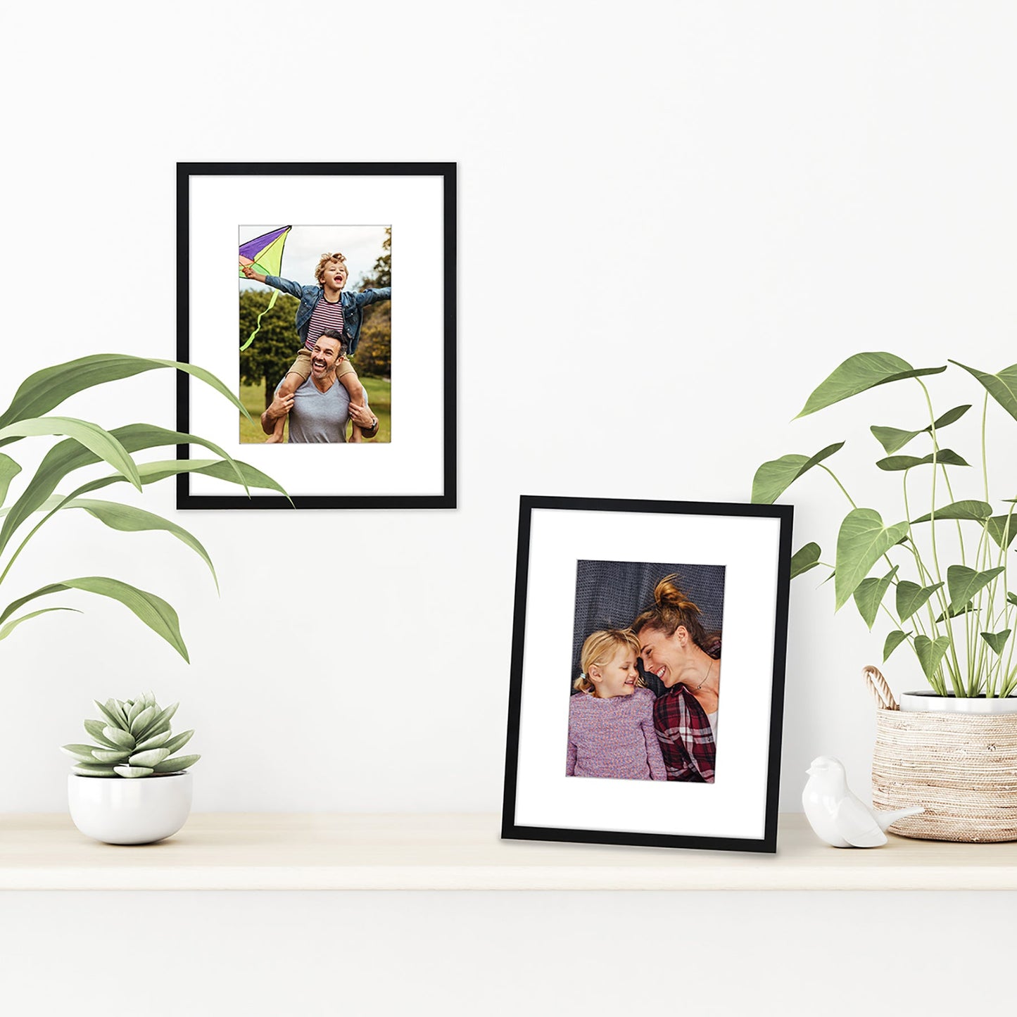 Multipack | Black Thin Border Photo Frame | Choose Size and Quantity