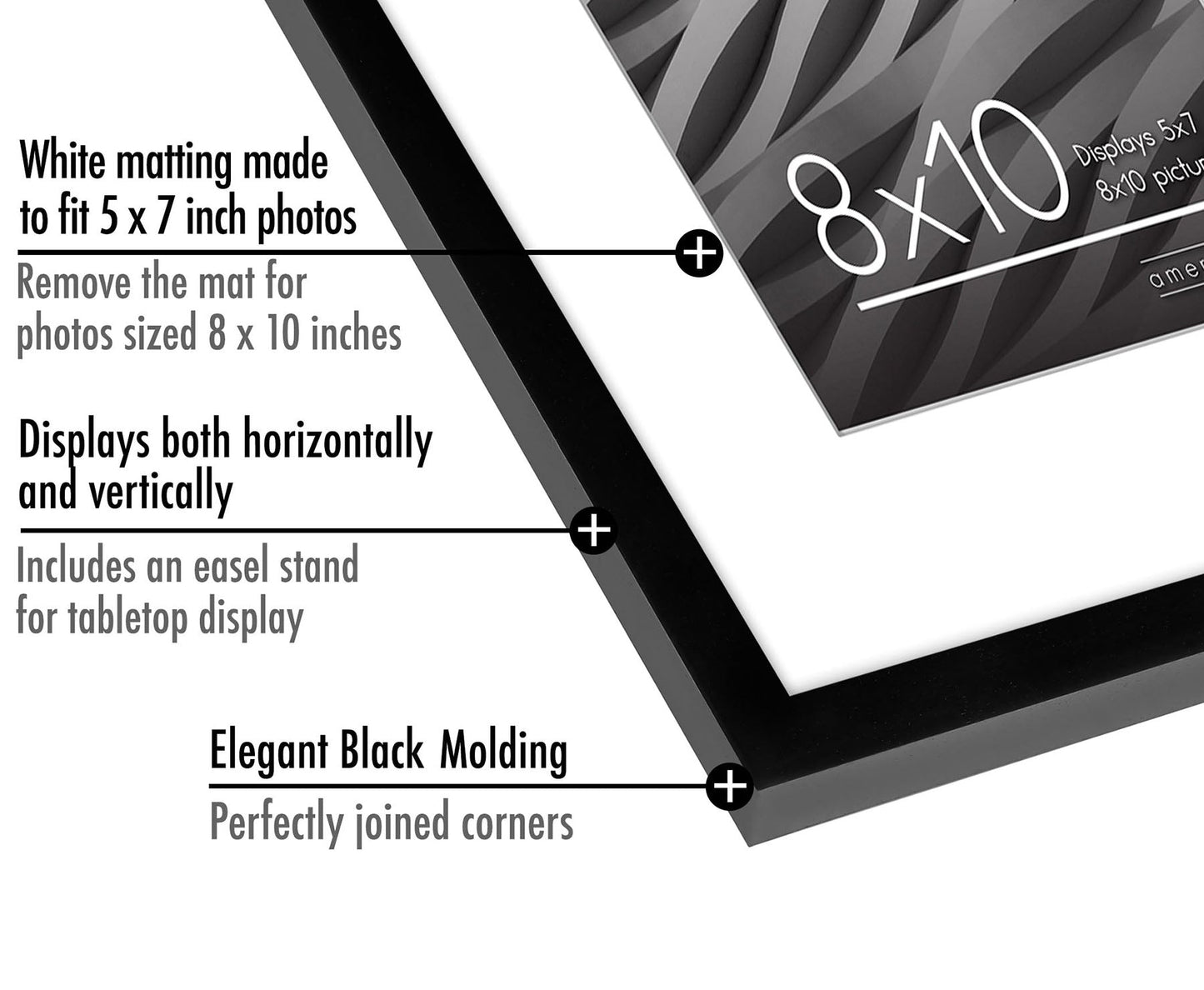 Multipack - Thin Border Gallery Picture Frame | Streamline Collection
