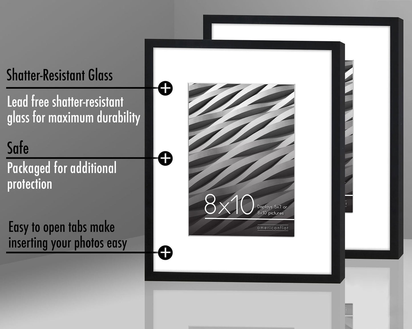 Multipack - Thin Border Gallery Picture Frame | Streamline Collection