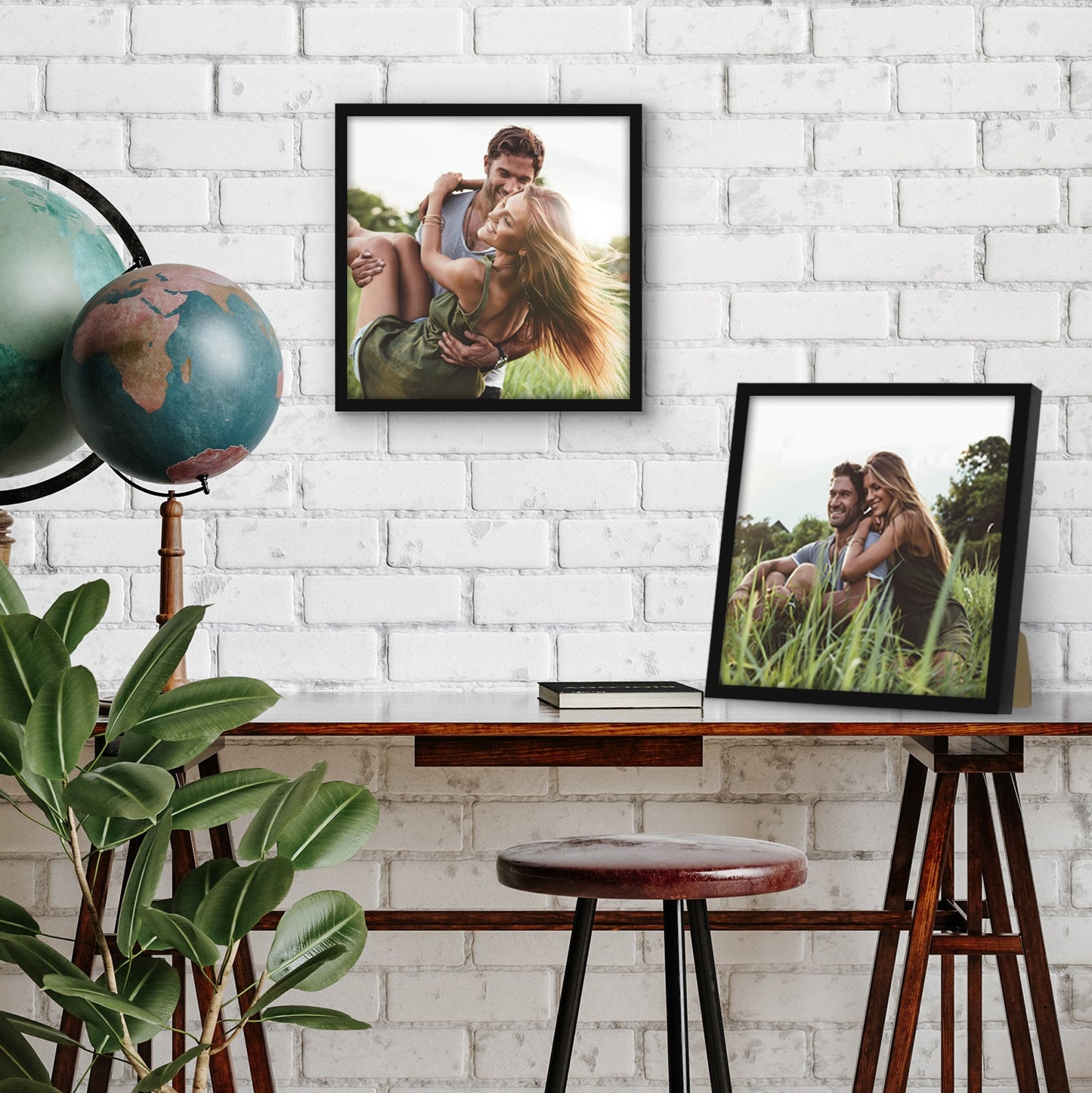 Modern Gallery Picture Frame without Mat, Black | Streamline Collection