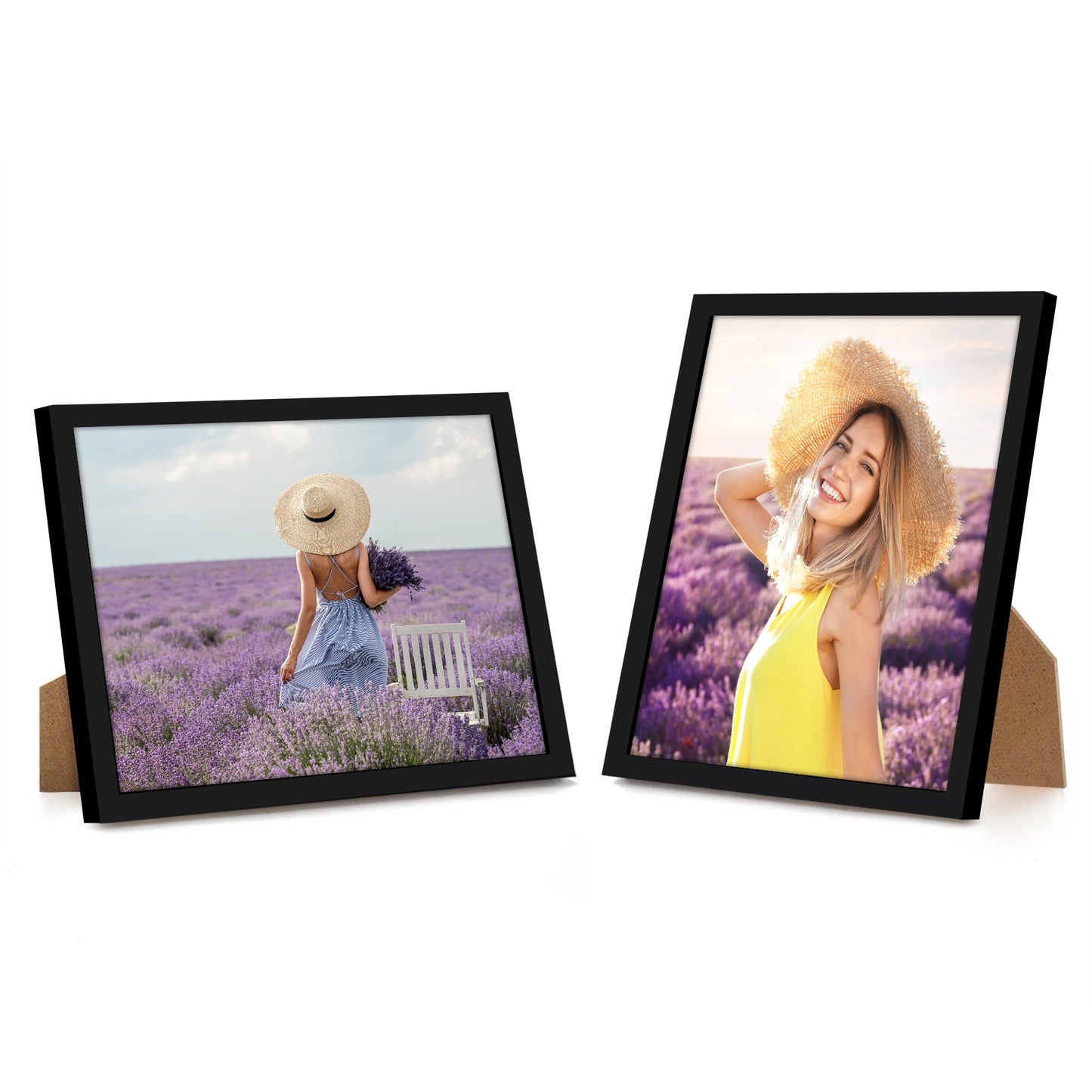 Modern Gallery Picture Frame without Mat, Black | Streamline Collection