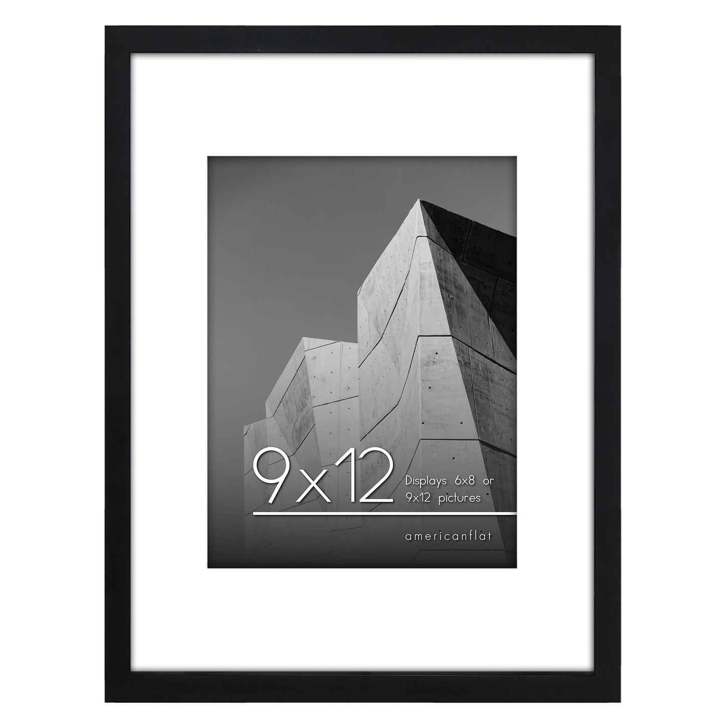 Gallery Picture Frame with Mat | Streamline Collection